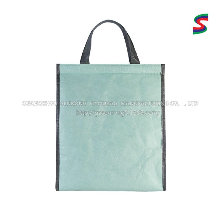 Custom Tyvek Structured Tote Bag with Short Handles SRN17-011 product view 3