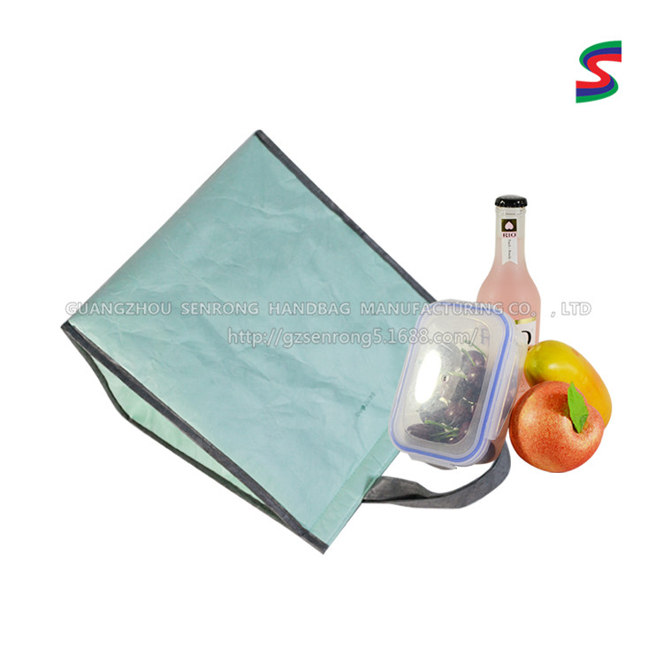 Custom Tyvek Structured Tote Bag with Short Handles SRN17-011 product view 4