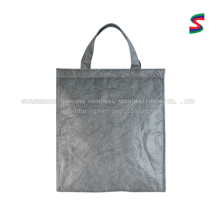 Custom Tyvek Structured Tote Bag with Short Handles SRN17-011 product view 6