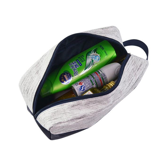 Custom Tyvek Toiletry Bag with Top Carry Handle SRN18-020 product view 5