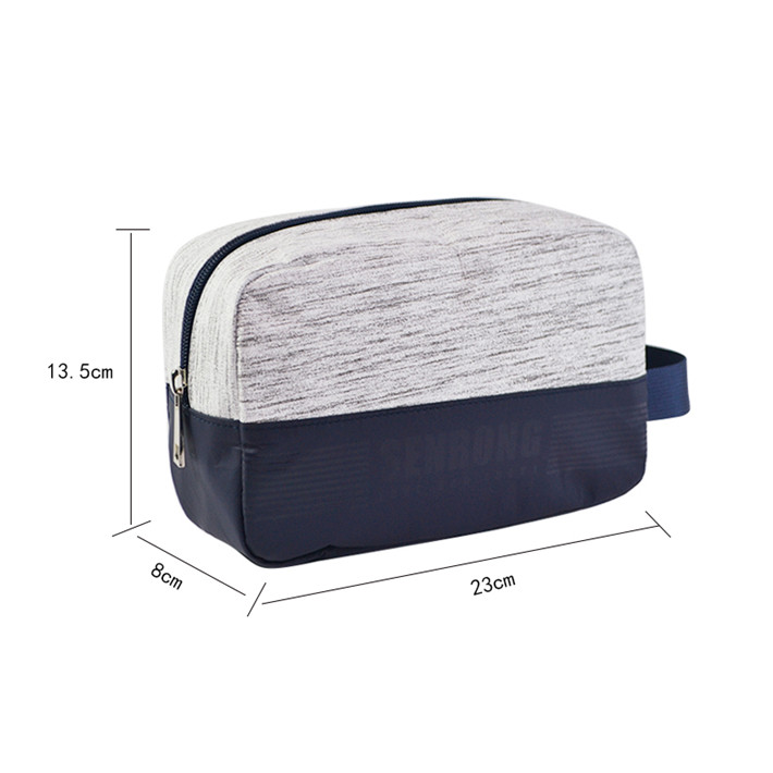 Custom Tyvek Toiletry Bag with Top Carry Handle SRN18-020 product view 6