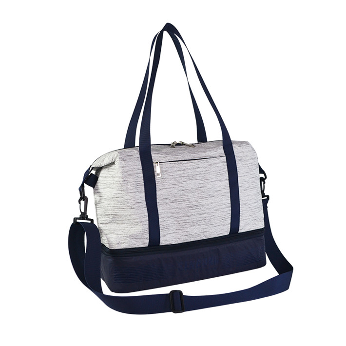 Custom Tyvek Weekender Duffel Bag with Shoulder Strap SRN18-025 product view 2
