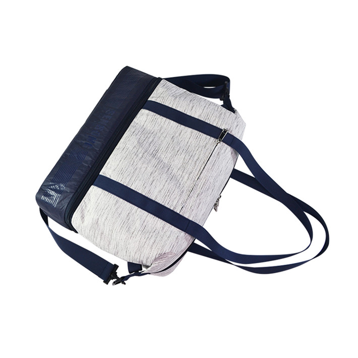 Custom Tyvek Weekender Duffel Bag with Shoulder Strap SRN18-025 product view 4