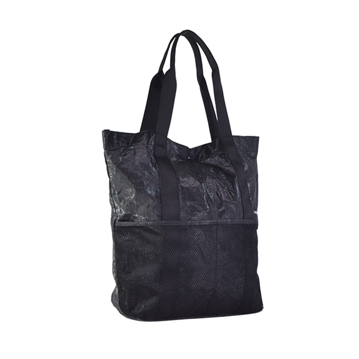 Custom Tyvek Tote Bag with Mesh Front Pocket SRN18-031 product view 2