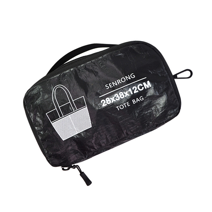 Custom Tyvek Tote Bag with Mesh Front Pocket SRN18-031 product view 5