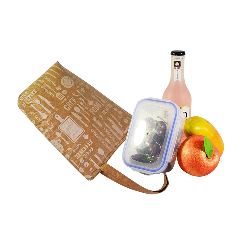 Custom Tyvek Mini Tote Bag with Zipper Closure SRN18-079 product view 6