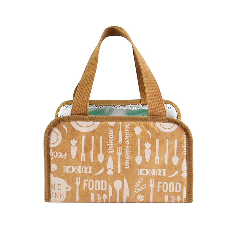 Custom Tyvek Lunch Carry Bag with Top Handles SRN18-080
