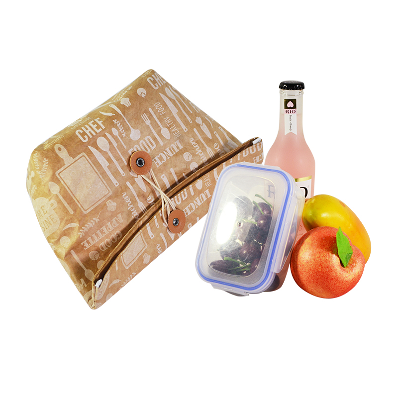 Custom Tyvek Fold-Over Pouch with Snap Closure SRN18-082 product view 6