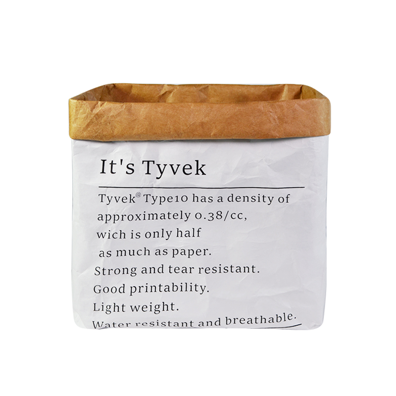 Custom Tyvek Square Storage Bin with Fold-Down Cuff SRN18-098 product view 6