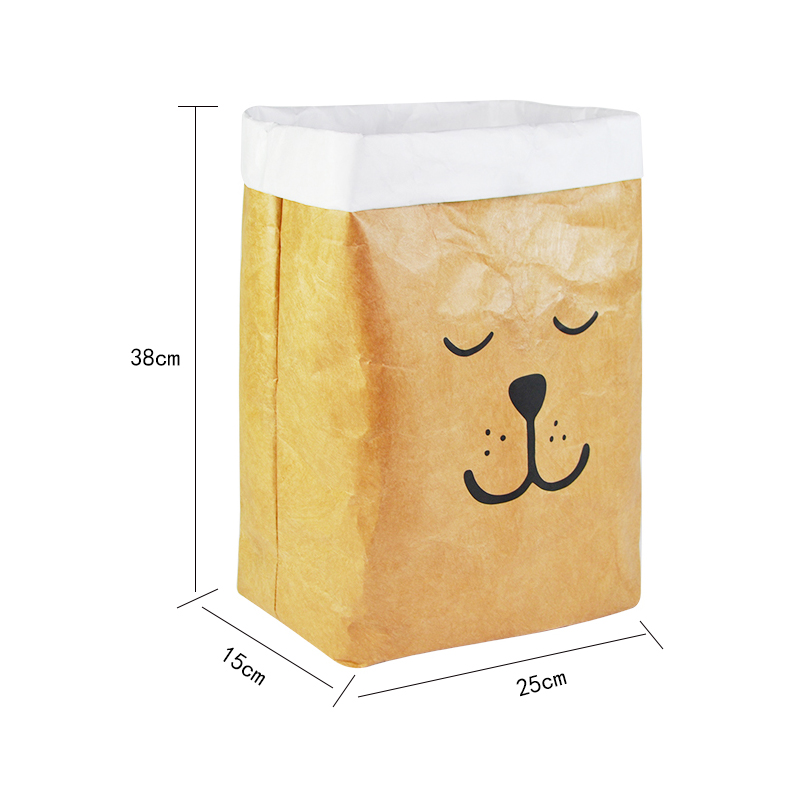 Custom Tall Tyvek Storage Basket for Home Organization SRN18-099 product view 5
