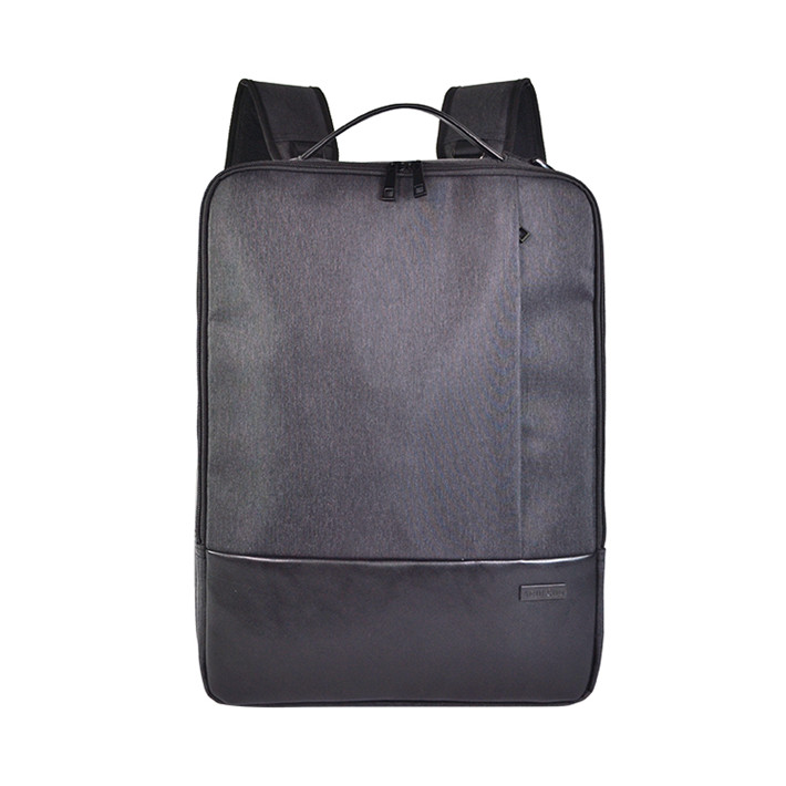Custom Grey Minimalist Business Laptop Backpack SYN17-070