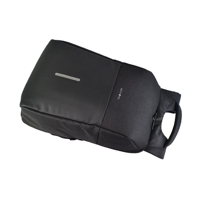 Custom Black Reflective Commuter Laptop Backpack SYN17-071 product view 4