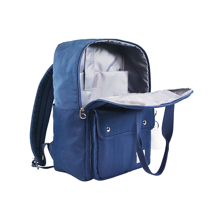 Custom Navy Mini Backpack with Front Flap Pocket SYN17-075 product view 5