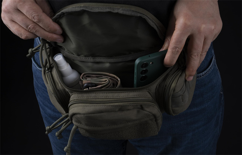 Product view 2 of Custom Large Capacity Tactical Waist Bag with MOLLE Webbing and Multi-Compartment Storage