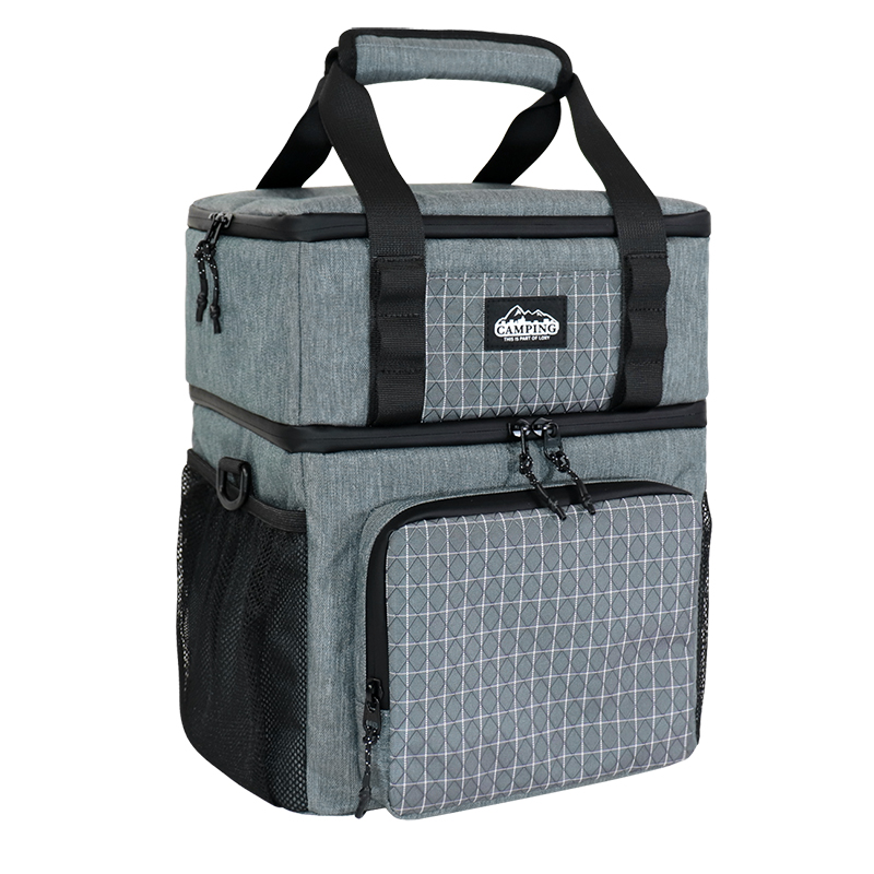 two-tier cooler bag with inner bucket product view 2 SC26-004