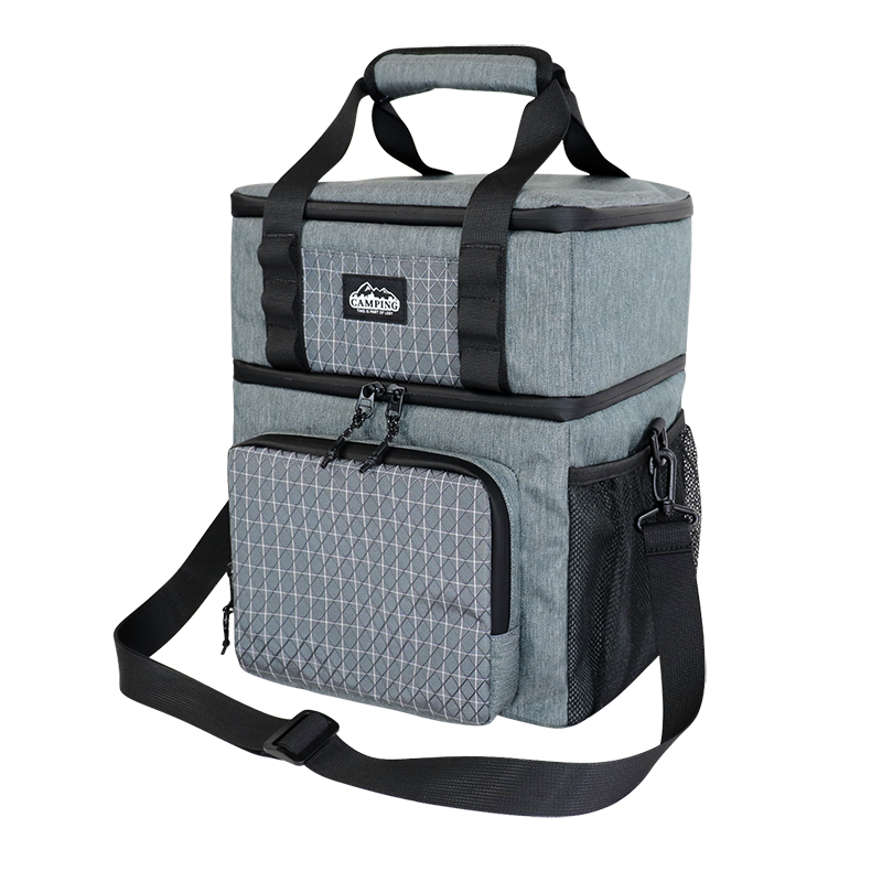 two-tier cooler bag with inner bucket product view 4 SC26-004