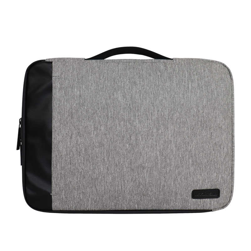 Custom RPET Recycled Polyester Laptop Sleeve with Carry Handle SLH23-021G