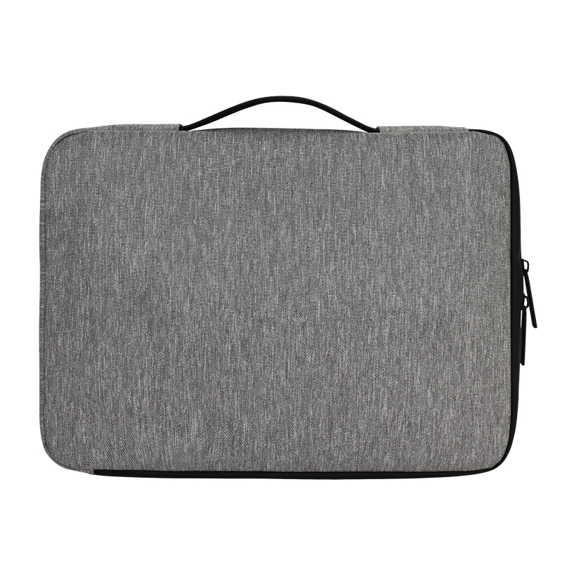 RPET Recycled Polyester Laptop Sleeve with Carry Handle - detail view 3