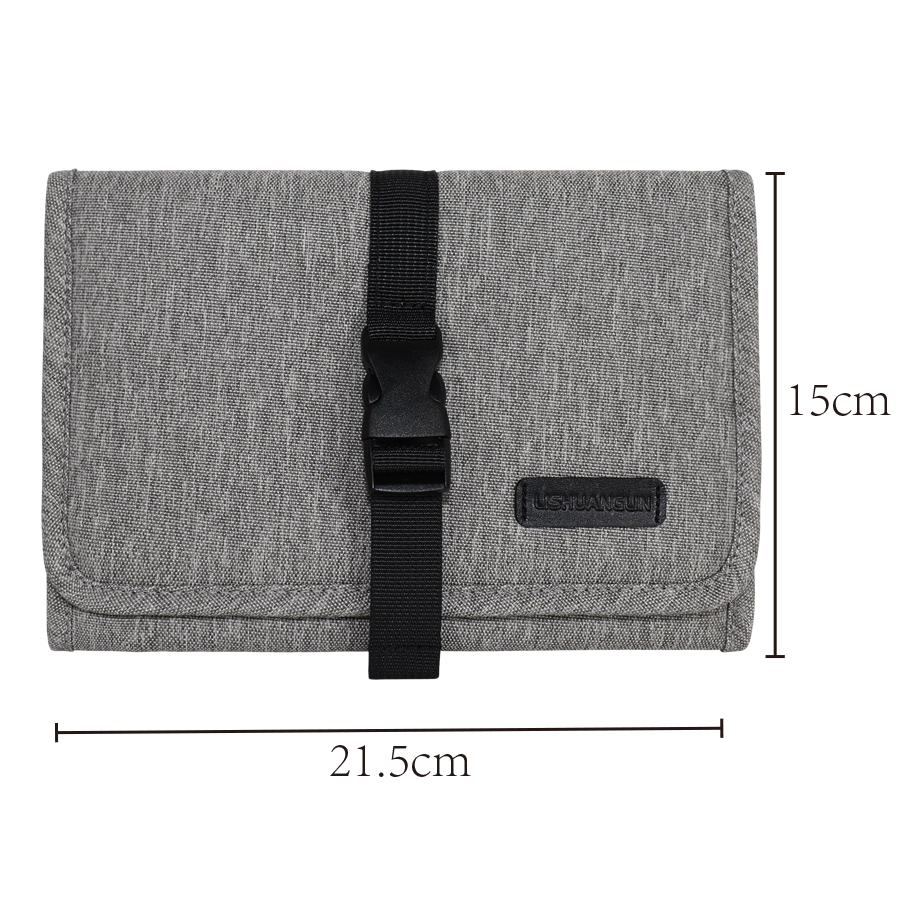 RPET Recycled Polyester Foldable Travel Organizer - detail view 2