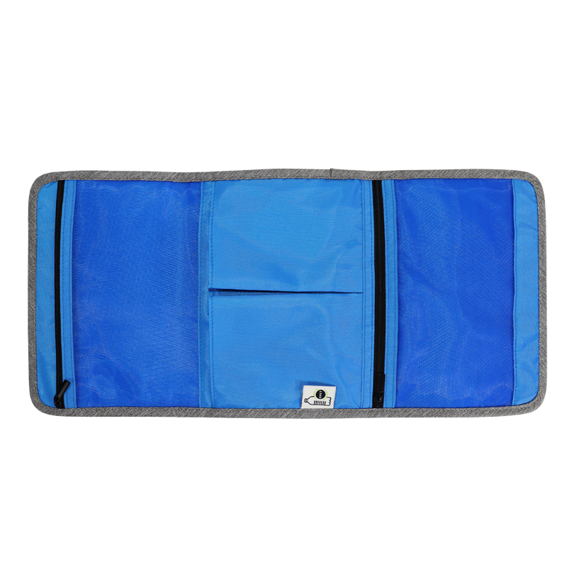 RPET Recycled Polyester Foldable Travel Organizer - detail view 4