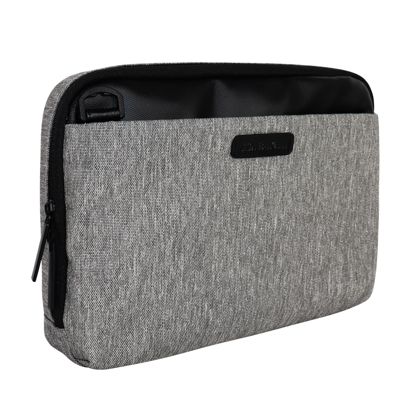 RPET Recycled Polyester Crossbody Tablet Bag - detail view 2