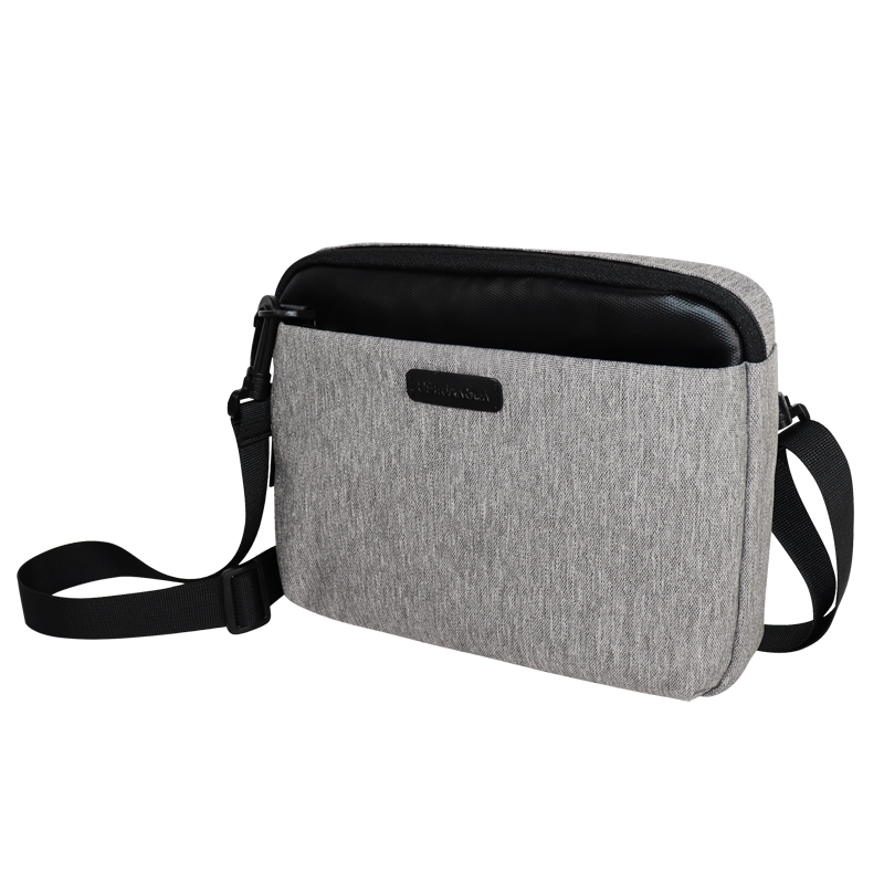 RPET Recycled Polyester Crossbody Tablet Bag - detail view 4