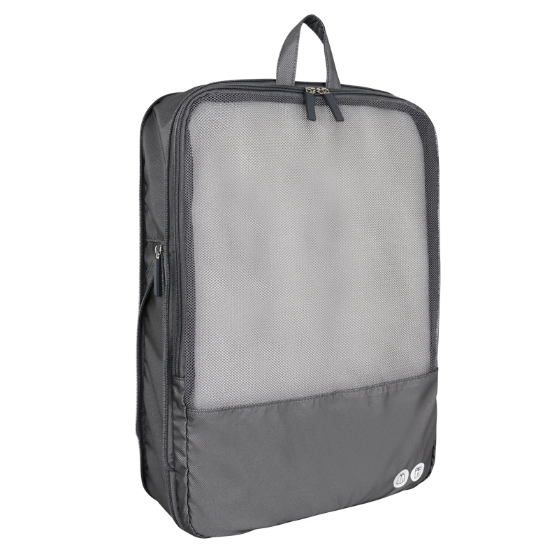 Large RPET Recycled Polyester Mesh Packing Cube - detail view 2