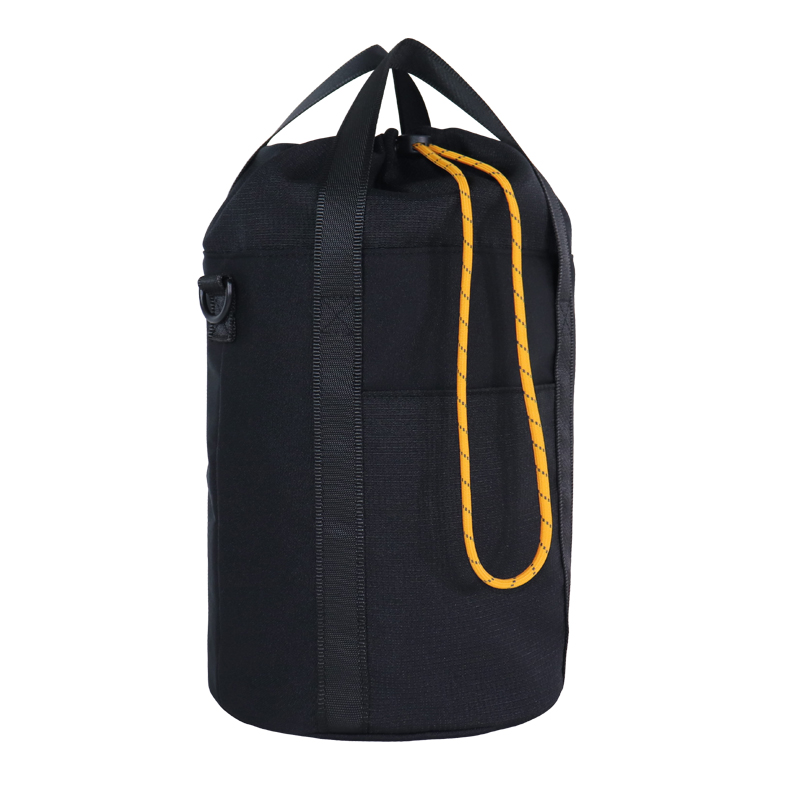 drawstring bucket bag in OBP Oxford fabric, view 2 - SLH24-002B