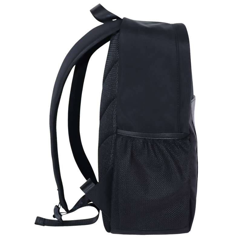 backpack with pineapple-leaf bio-based front pocket, view 3 - SLH24-034B