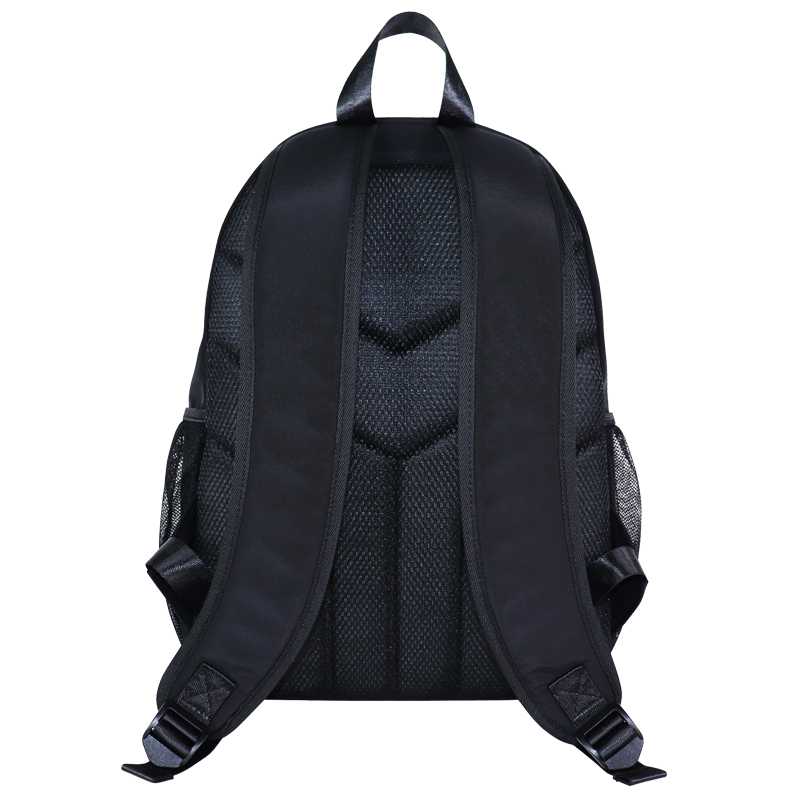 backpack with pineapple-leaf bio-based front pocket, view 4 - SLH24-034B