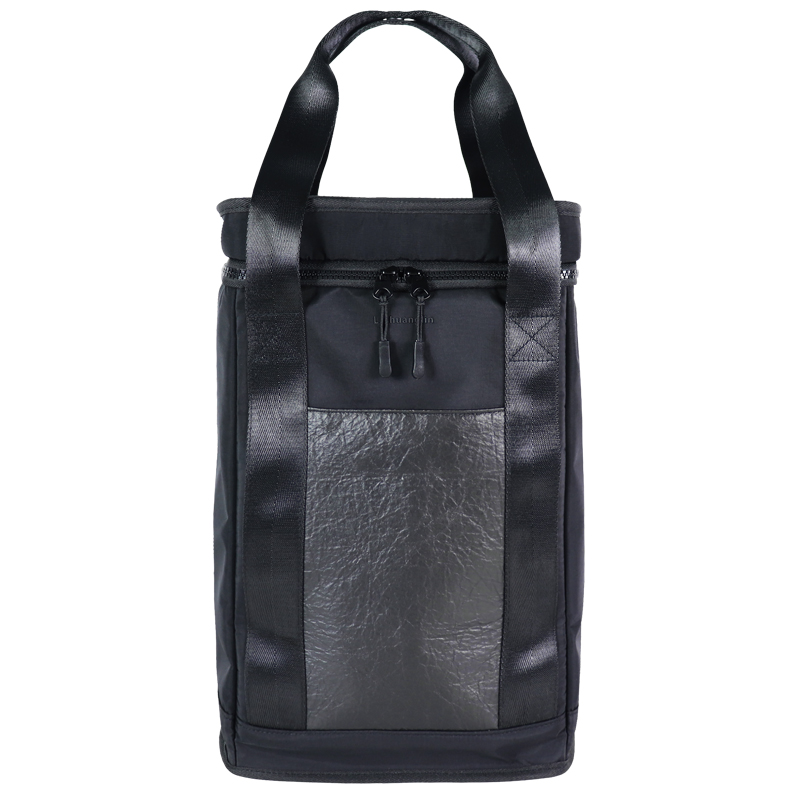 Custom Vertical Tote Bag with Pineapple Leaf Bio-Based Front Pocket SLH24-035B