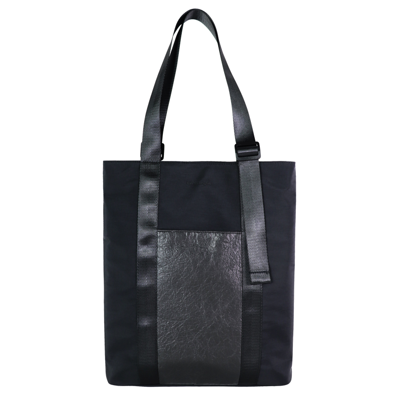 Custom Shoulder Tote with Pineapple Leaf Bio-Based Front Pocket SLH24-036B