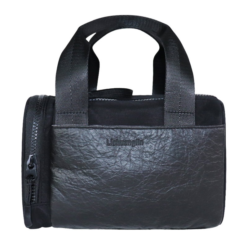Custom Compact Duffel Bag with Pineapple Leaf Bio-Based Front Pocket SLH24-040B