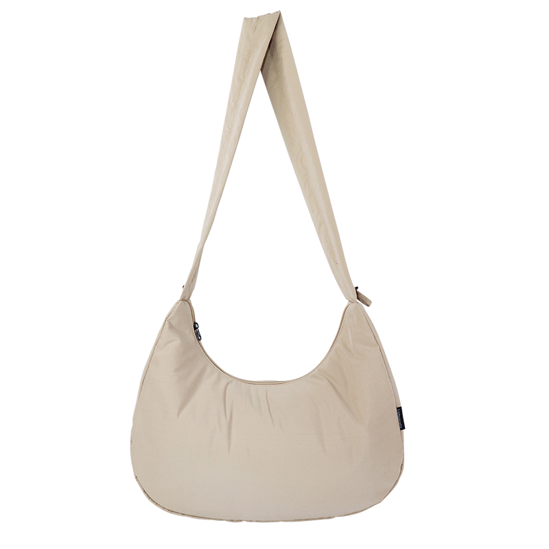 RPET Recycled Polyester Hobo Bag with Ruched Strap - detail view 5