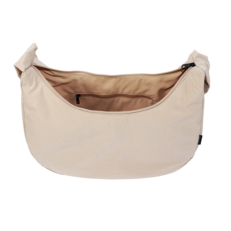 RPET Recycled Polyester Hobo Bag with Ruched Strap - detail view 6