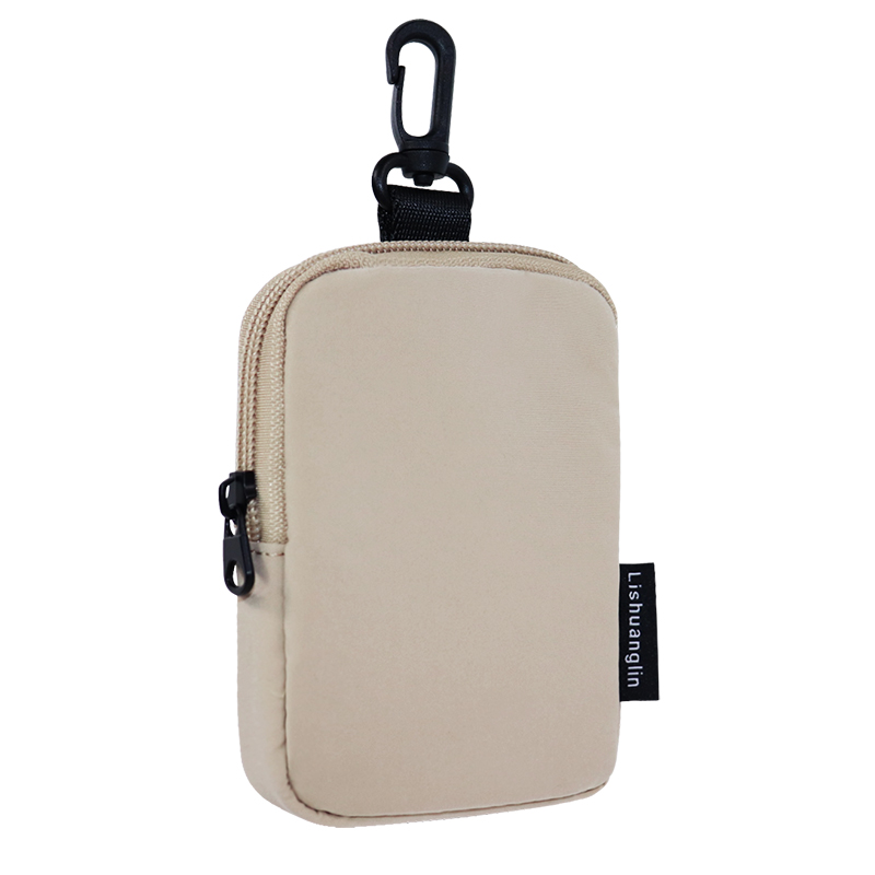 RPET Recycled Polyester Clip-On Zipper Pouch - detail view 2