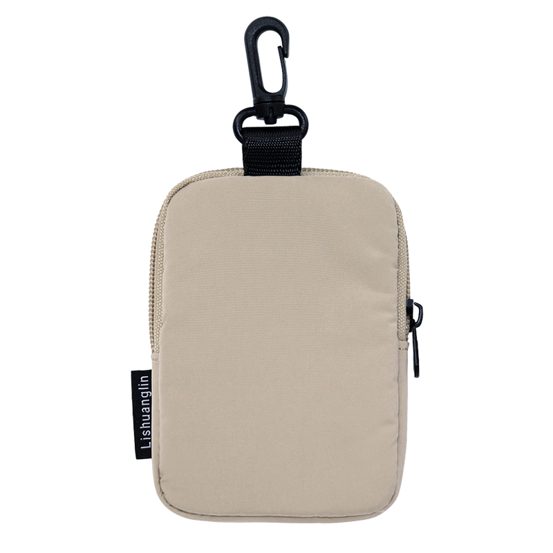 RPET Recycled Polyester Clip-On Zipper Pouch - detail view 3