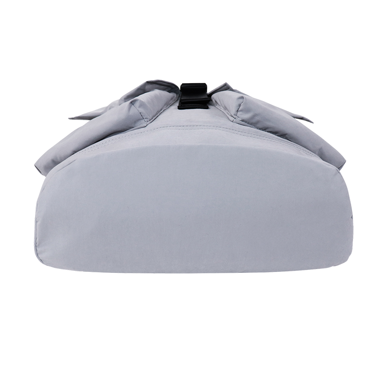 Compact RPET Recycled Polyester Backpack with Flap Closure - detail view 5