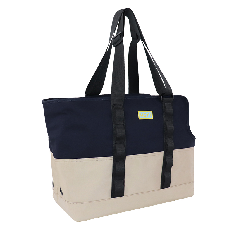 Two-tone pet carrier tote alternate view SW25-008B