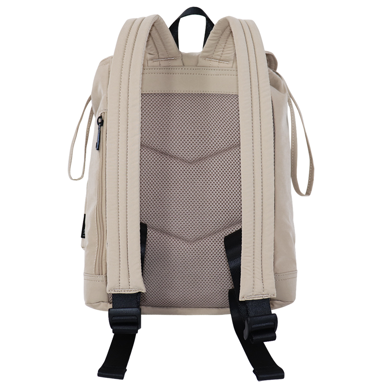 RPET Recycled Polyester Flap Backpack with Front Pockets - detail view 5